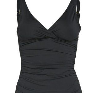 NWT LAUREN RALPH LAUREN BEACH CLUB SOLID UNDERWIRE TANKINI TOP